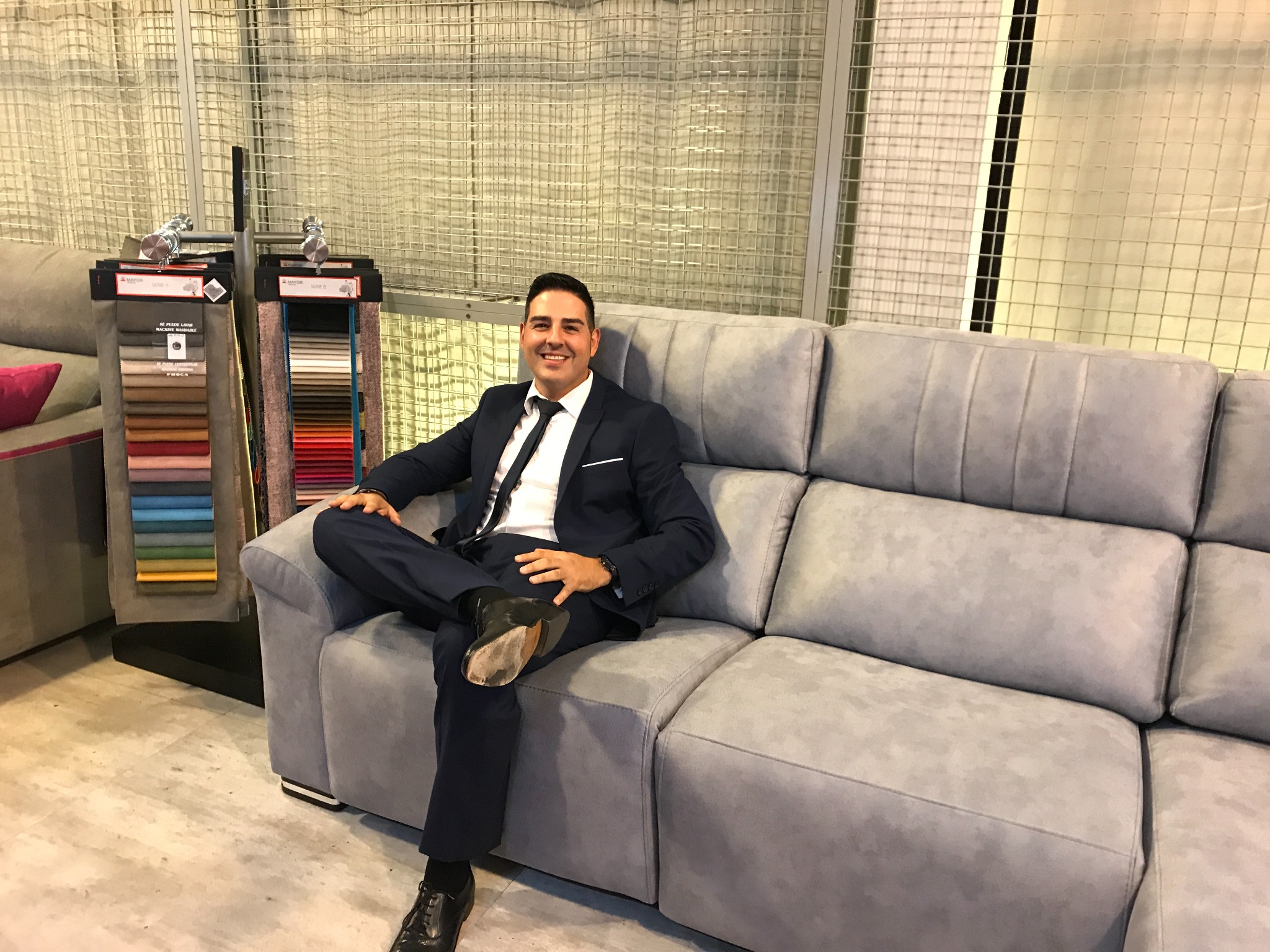 Francisco Bañón durante su etapa profesional en el sector del mueble